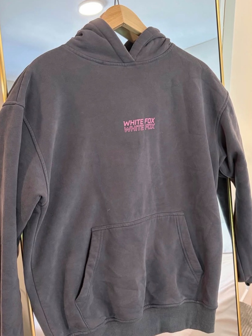 White Fox In Transit Oversized Hoodie